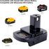 ELEFLY DM18RL Battery Adapter Converter Compatible with Dewalt 20V Battery & M18 Battery, Replacement for Ryobi 18V Battery ONE+ Tools P108 ?P189 ...