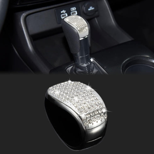 TOMALL Bling Gear Shift Knob Cover Compatible with Honda Civic 11th 2022-2023 for CRV 2023-2024 Diamond Crystal Auto Decorative Accessories for Ca...