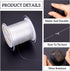 Pandahall 160m/Roll Crystal Clear Elastic Stretch Thread 0.6mm Jewelry Beading String Cord for DIY Bracelet Necklace Making...
