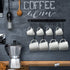 AJART Coffee Bar Decor Mug Holder: 17" Coffee Cup Rack for Home Kitchen Office Dining Room Cafe Bar...