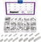 Swpeet 140Pcs 16 Sizes Stainless Steel 3mm 4mm 5mm 6mm Round Ended Feather Key Parallel Drive Shaft Keys Set Key Stock Assortment for Fasteners Me...