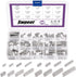 Swpeet 140Pcs 16 Sizes Stainless Steel 3mm 4mm 5mm 6mm Round Ended Feather Key Parallel Drive Shaft Keys Set Key Stock Assortment for Fasteners Me...