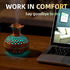 Colorful Mini Humidifier, Flower Shape Humidifier,USB Personal Desktop Cool Humidifier 7 colors,2 Mist Modes,Super Quiet for Car, Office Room, Bed...