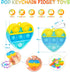 Pop Fidget Toy Birthday Party Favors for Kids 4-8,8-12 Year 30 PCS Bulk Toys Mini Pop Keychain Its Small Classroom Prizes Heart Fidgets It Bubbles...
