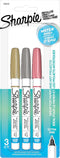 SHARPIE Paint Marker, 3-Count, Metallic Assorted, 3 count...