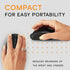 Silent Wireless Mouse for Laptop Small Compact Cordless Computer Mice with USB 2.4 GHz – Quiet Click, 3 DPI Levels, Travel Mouse – Portable for PC...