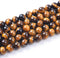 12mm Natural Yellow Tiger Eye Beads Round Semi Precious Gemstone Loose Beads for Jewelry Making 32pcs/Strand...