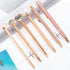 Cute Pens for Women, 6 Pcs Rose Gold Pens Metal Ballpoint Pens Bulk, 1.0mm Medium Point Black Ink Pens, Office and School Supplies Cool Fun Pens G...