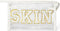 Preppy Patch SKIN Fall Bag Varsity Letter Cosmetic Toiletry Bag Aesthetic Waterproof Cosmetic Case Use Clutch Purse Clear PVC Multi-Function Zippe...
