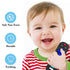 Silicone Baby Teething Toys,TV Remote Control Shape Teething Toys,Remote Teether for Babies 3-24 Months,BPA Free (R-Black)...