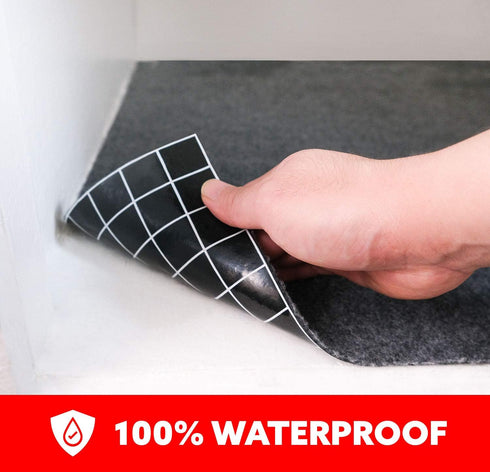 GridMat® Under Sink Mat Cabinet Liner, Precision Custom Fit with Exclusive GridMat® Cutting System, Waterproof, Premium Thick, Ultimate Absorption...