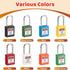 MroMax Lockout Tagout Lock, Safety Padlock Keyed Alike,Loto Security Padlock Steel Shackle Black Padlock for Lock Out Tag Out 3Pcs...