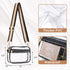 HULISEN Clear Crossbody Bag Stadium Approved, Clear Purse for Women Men, Transparent Messenger Shoulder Handbag...