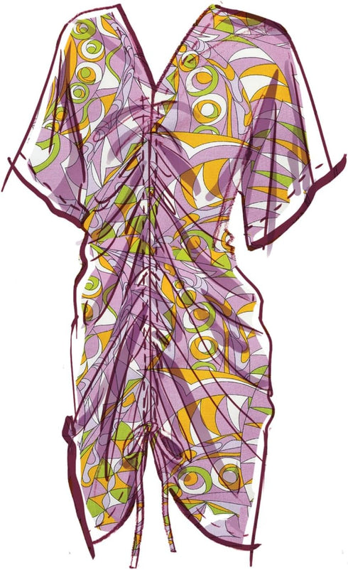 McCall's Easy to Sew Misses' Caftan Sewing Pattern Kit, Design Code M8413, Sizes 8-10-12-14-16...