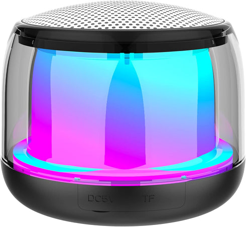 Portable Bluetooth 5.1 Speaker, IP68 Waterproof Wireless Speaker with Lights Colorful, Louder Volume, Rich Bass,TWS Pairing Bluetooth Speaker, Out...