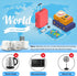 Europe to US Plug Adapter, 3 Pack UK to US Plug Adapter, India to US Plug Adapter, Universal Travel Adapter for USA, Europe Australia UK Italy to ...