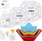 Bowl Cozy Template 3 Sizes,Bowl Cozy Template Cutting Ruler Set,Acrylic Transparent Quilting Bowl Templates for Hot and Cold Food Bowl Rack,withou...