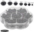 Mushroom Domed Black 184pcs DIY Plastic Eyes, Buttons, Artificial Animal Sewing Buttons for Art Toys Art Craft Craft Supplies...