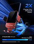 Wireless Car Charger, Phone Mount Holder Car Charger 15W Fast Charging Auto Clamping, Stick on The Dashboard for iPhone 15 14 13 12 11 Pro Max Xs,...