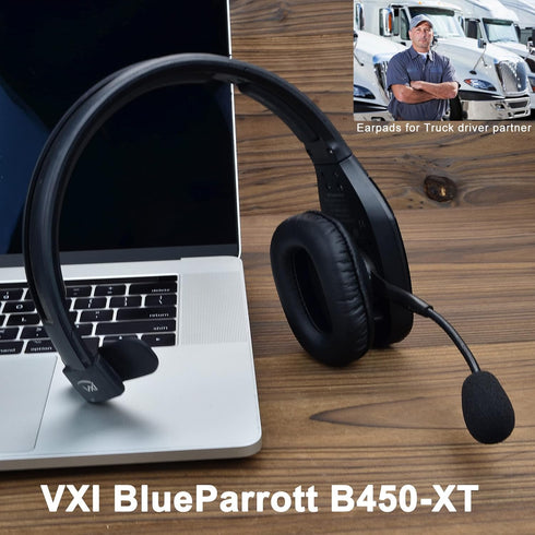 B450-XT Mod Kit Ear Pads + Mic Foam - defean Replacement Ear Cushions Cups Cover Compatible with VXI BlueParrott B450-XT B450XT S450-XT Headset?Ea...