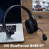 B450-XT Mod Kit Ear Pads + Mic Foam - defean Replacement Ear Cushions Cups Cover Compatible with VXI BlueParrott B450-XT B450XT S450-XT Headset?Ea...