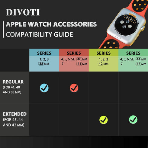 Divoti iWatch Necklace Adapter Compatible with Apple Watch | ID Badge Holder Necklace, Series 38/40 / 41mm | Stylish & Durable Stainless Steel | S...
