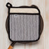 Now Designs by Danica Superior Potholder | Narrow Stripe Black...