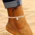 choice of all Silver Ankle Bracelet for Women Initial Anklet Figaro Cuban Link Bracelet with Initials Anklets Bracelets for Girls Beach Jewelry...