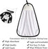 visesunny Black and White Cat Animal Kitchen Dish Towel with Hanging Loop Absorbent Hand Towel for Bathroom Cleaning and Drying Washcloth...