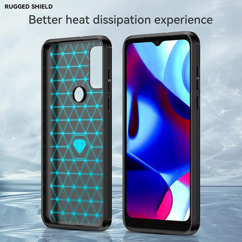 Compatible with Motorola Moto G Pure Case with HD Screen Protector Fashion Non-Slip Shock-Absorption Flexible TPU Bumper Soft Rubber Protective Ph...