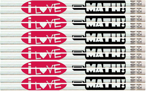 Express Pencils D1431 I Love Math - 36 Qty Package - School Pencils...