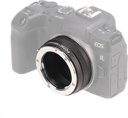 FOTGA MD-EOSR Lens Mount Adapter Ring for Minolta MD Lens to R3 R5 R5C R6 Mark II R7 R8 R10 R50 R100 RP Camera, Compatible with Canon EOS R Mount ...