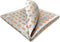 S&W SHLAX&WING Foulard Mens Pocket Squares Silver Orange Paisley for Party...