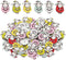 100Pcs Cute Sheep Shape Wooden Buttons in Bulk for DIY Crafts Sewing Knitting Card Making Mix Color...