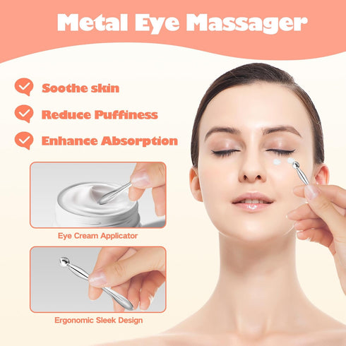 2 Pairs Silicone Reusable Eye Patches, Under Eye Mask Patches for Reduce Eye Wrinkle and Fine Lines Skin Care...