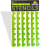 LiME LiNE Dragon Scales Airbrush Stencil for Custom Paint...
