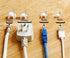 Round Cable Wire Clips, RG6/RG59/CAT5/CAT6/RJ45 Electrical Ethernet Dish TV Speaker Wire Cord Tie Holder, Single Coaxial Nail Clamps (6mm + 8mm + ...
