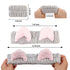 6 Pcs Spa Headband Face Wash Headband and Wristband Set, Cute Make Up Cat Ears Headband Plush Animal Makeup Skincare Headbands with Face Washing W...