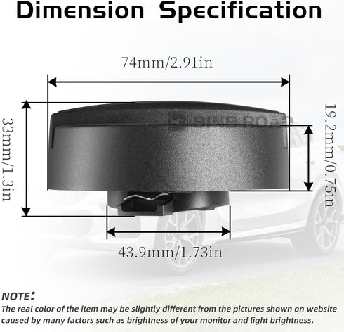Engine Oil Filler Cap Cover 11128655331 Compatible with BMW 1 3 5 7 Series X1 X3 X5 X6 Z4 N20 N54 N55 E46 E60 E63 E65 E84 E88 E90 E92 F01 F10 F25...