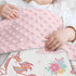 SANDJEST Unicorn Baby Blankets for Girls 30 x 40 - Kids Throw Minky Blanket with Double Layer Dotted Backing - Gifts for Birthday Baby Shower...
