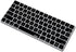 XSKN Spanish Language Ultra Thin Silicone Keyboard Skin Cover for A1644 Magic Keyboard 2015 Version US Layout (Black)...