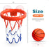 Bath Toys - Bathtub Basketball Hoop for Toddlers and Kids - Bathtub and Shower Toys with 4 Soft Balls, Mold Free and Strong Suction Cup, Fun Bath ...