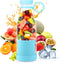 1pc 420ml Personal Size Blender, Portable Blender, Battery Operated USB Blender, Smoothies & Shakes (green)...