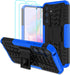 for Samsung Galaxy A35 5G Case with 2 Pack Screen Protector, Dual Layer Military Grade Shockproof, Heavy Duty Robust Bumper Cover with Kickstand f...