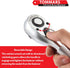 TOMMARS 1/4-Inch Drive Stubby Ratchet Mini Ratchet Quick-Release Head 72-Tooth...