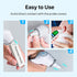 96 Counts Ear Thermometer Probe Covers Refill Caps Lens Filters for Femometer Family 1015 Ear Thermometer, Disposable Covers for Digital Ear Therm...