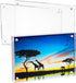 Mammoth DuraClear 4x6 Acrylic Picture Frame - Frameless & Thick Design - Ideal for Photos, Photo Cubes & Glass Picture Displays...