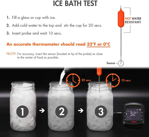 Tenergy Stainless Steel Probe for Solis Smart Food Thermometer - 2 Pack...