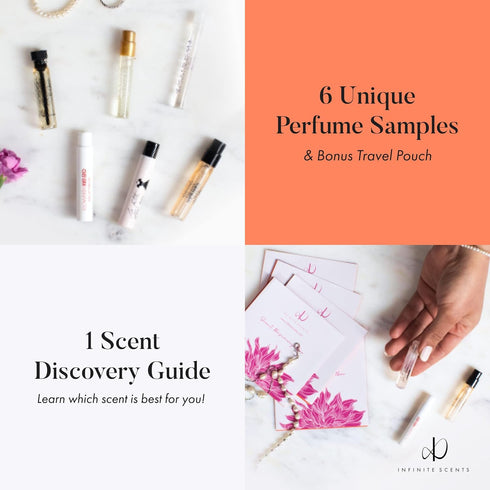 Perfume Sampler Set for Women - 6 Designer Fragrance Brands...