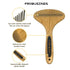 PROBUSINES-Bamboo Pet Brush, Dog Dehairing Rake - Knot Detangling For Dogs, Cats, Any Long-Haired Pet Breed - Undercoat Rake For Shedding And Goom...